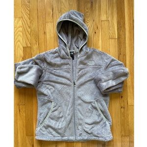 The North Face hooded fleece teddy bear jacket